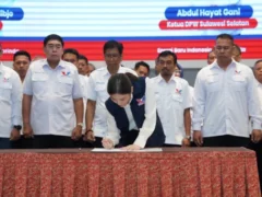 Perindo Sulsel Resmi Dipimpin Abdul Hayat Gani, Angela Tanoesoedibjo Hadir di Makassar